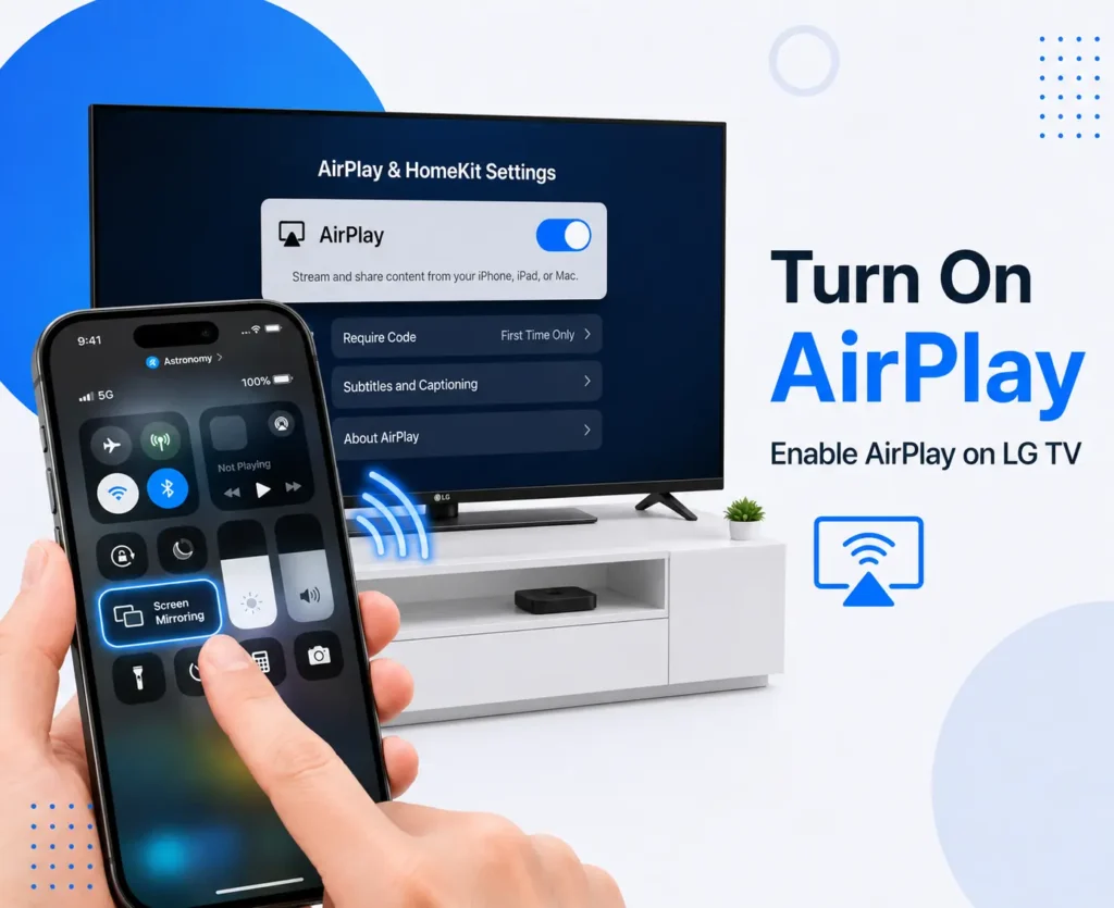 Step 1: Turn On AirPlay