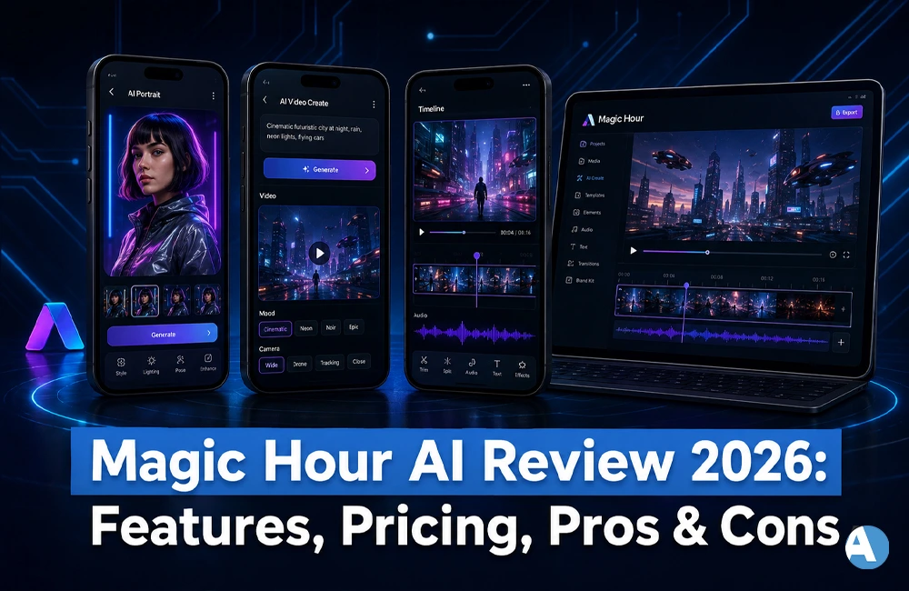 Magic Hour AI Review 2026: Features, Pricing, Pros & Cons Magic Hour AI Review 2026: Features, Pricing, Pros & Cons