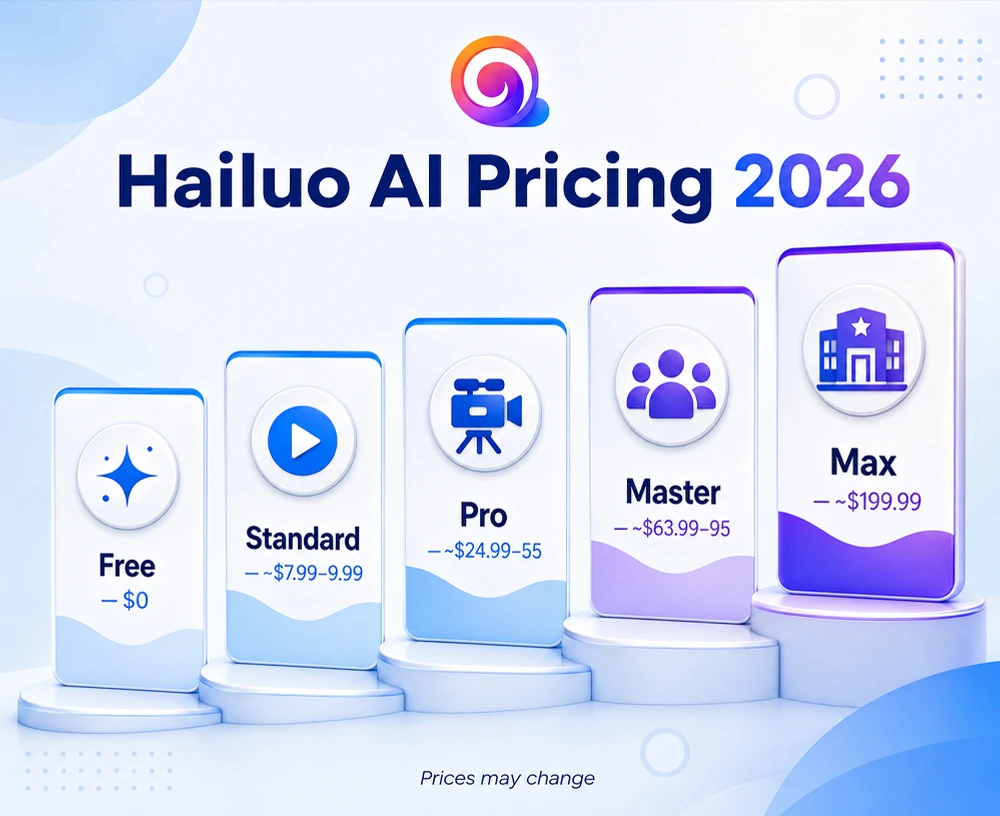Hailuo AI Video Generator Pricing (2026)