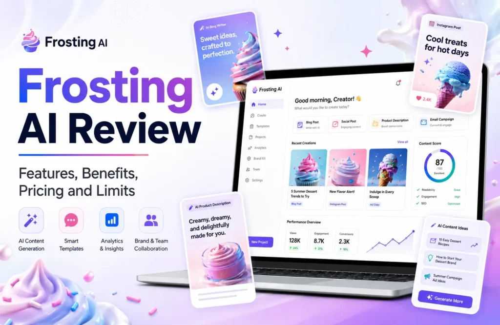 Frosting AI Review: Features, Benefits, Pricing and Limits Frosting AI Review: Features, Benefits, Pricing and Limits