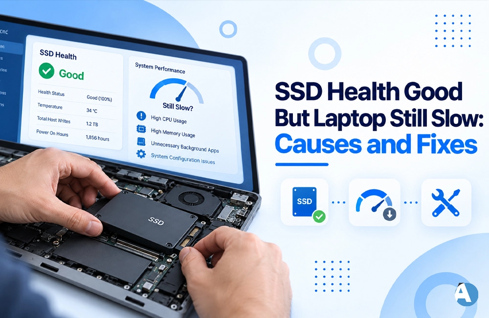 SSD Health Good But Laptop Still Slow: Causes and Fixes SSD Health Good But Laptop Still Slow: Causes and Fixes