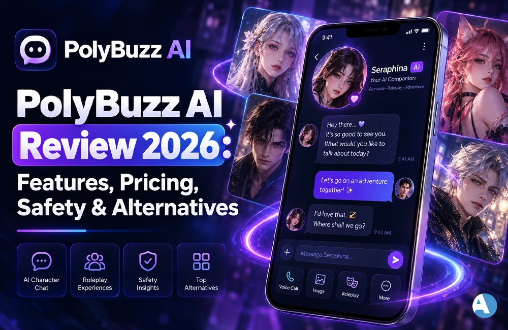 PolyBuzz AI Review 2026: Features, Pricing, Safety & Alternatives PolyBuzz AI Review 2026: Features, Pricing, Safety & Alternatives