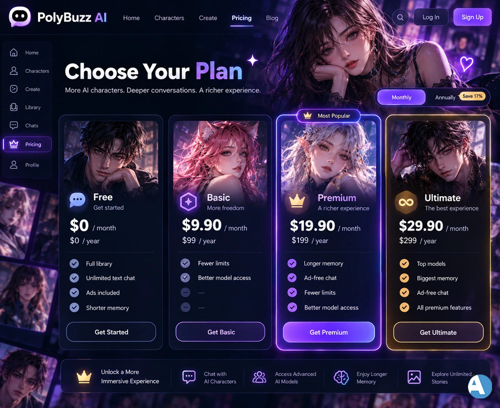 PolyBuzz Pricing: Free vs Paid