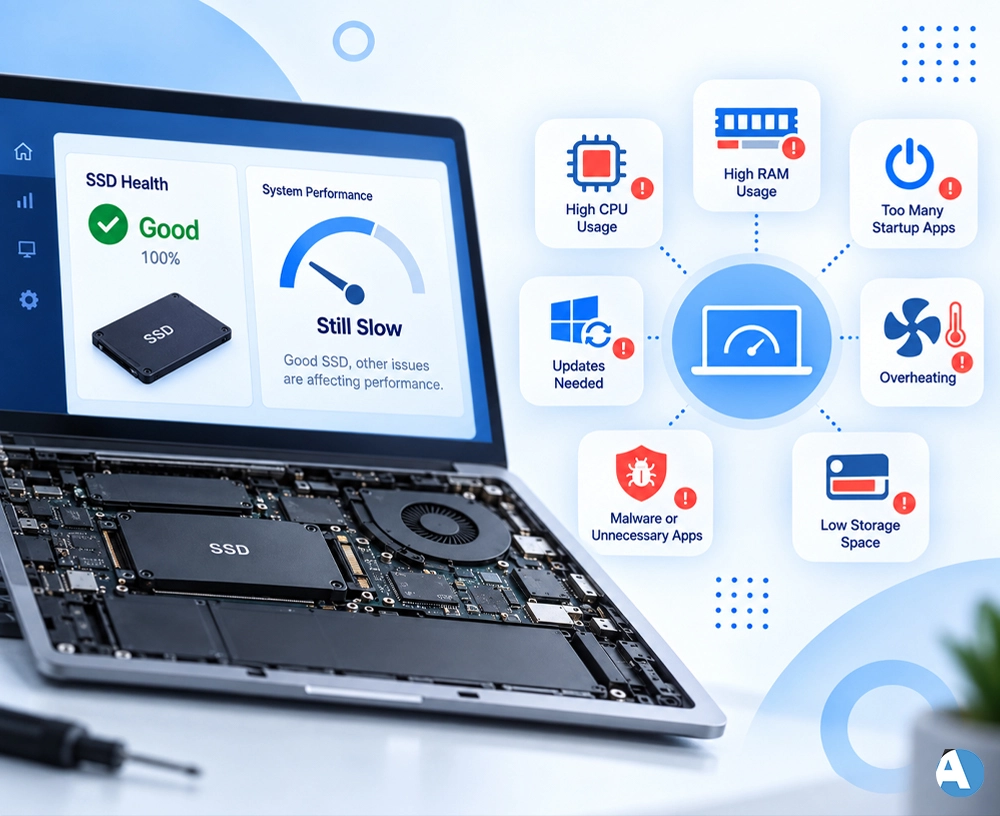 Why Is My Laptop Slow If SSD Health Is Good?