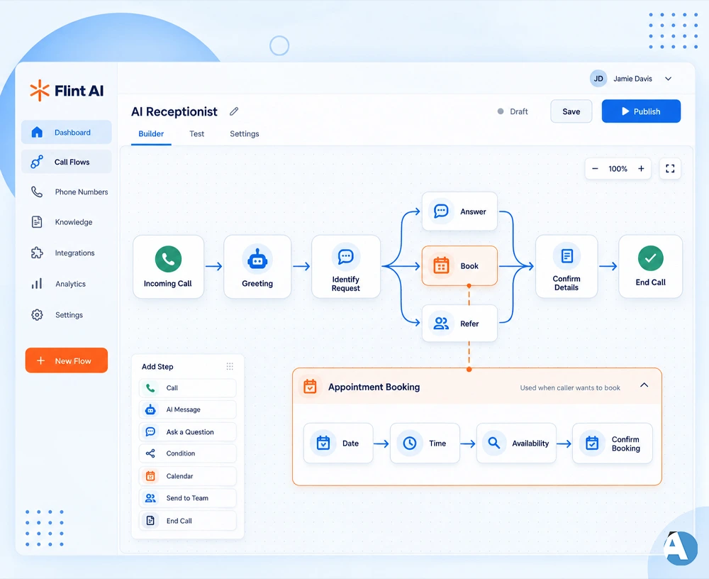 5. Build the Call Flow