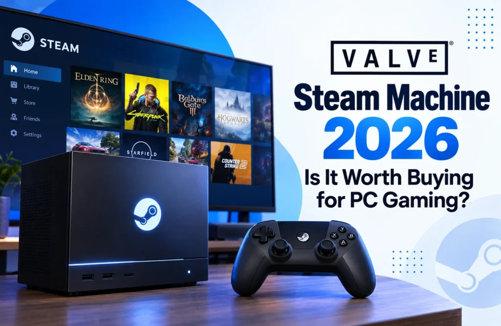Valve Steam Machine 2026: Is It Worth Buying for PC Gaming? Valve Steam Machine 2026: Is It Worth Buying for PC Gaming?