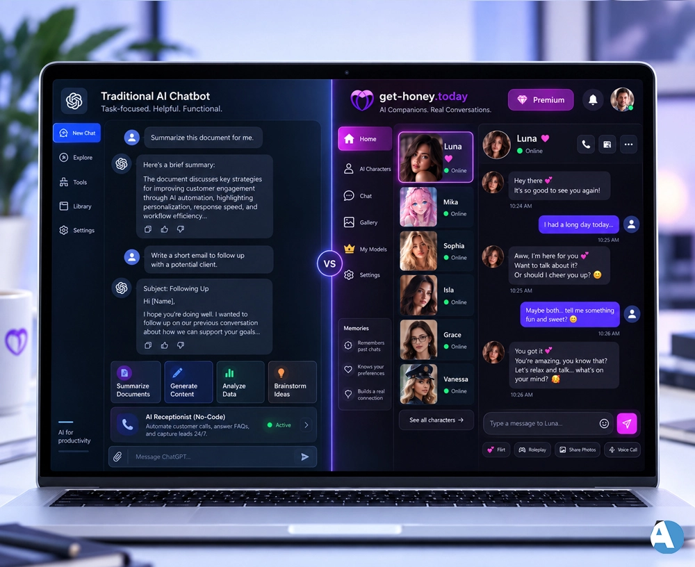 Get Honey AI vs Traditional AI Chatbots